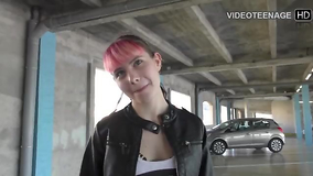 Uber-Lovely slightly barely legal years Luna does her first-ever-ever porno casting