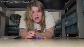 Spunk on the adorable paintress huge ass