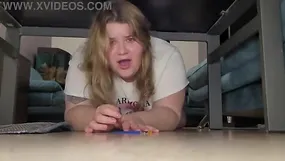 Spunk on the adorable paintress huge ass